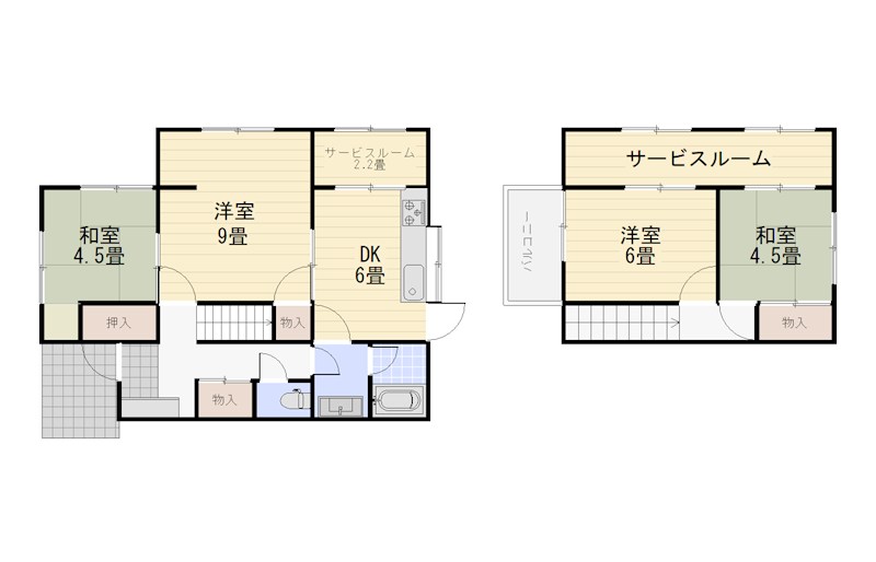 八坂戸建 間取り