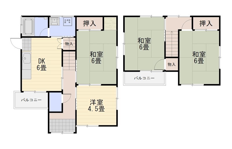 勝木借家 間取り