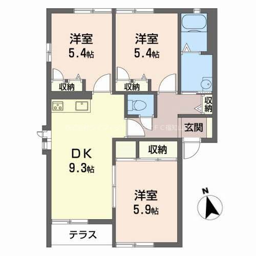 ヴィラくすの木Ⅳ 間取り