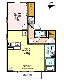 ラ・ピュールメゾン　A棟 間取り
