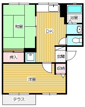 コーポサン 間取り