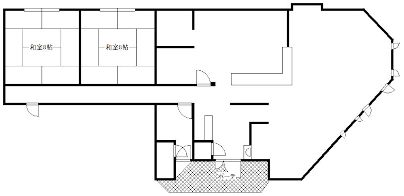 中田様大手町貸店舗 間取り