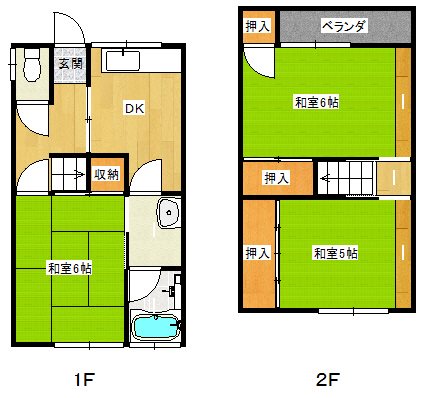 西岡アパート 間取り