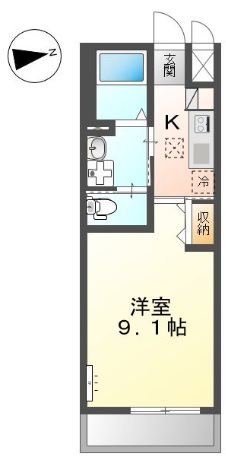 サクラG・MハイツⅢ　 間取り
