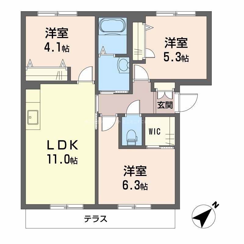 メゾン・ド・エムズⅡ 間取り