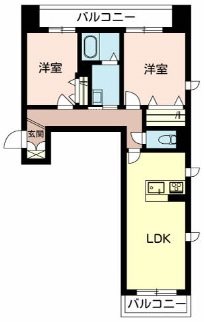 BEREO　厚東 間取り