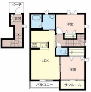 プレージュ岡本 間取り