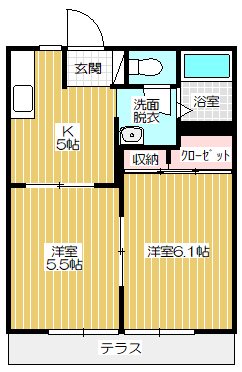 サンモールフラット椿 間取り