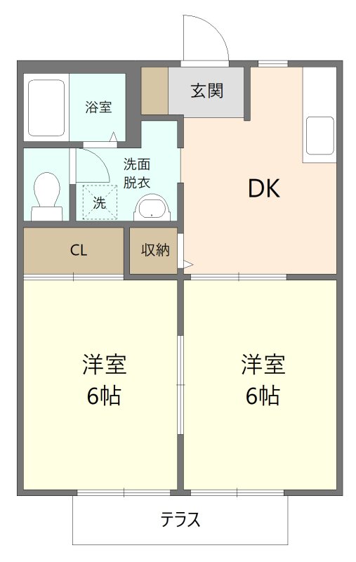 コープスクエア Ⅱ 間取り
