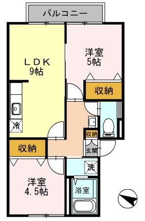 メゾンふじⅡ 間取り