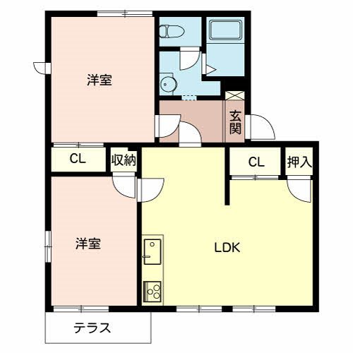 平和台ハイツⅠ 間取り