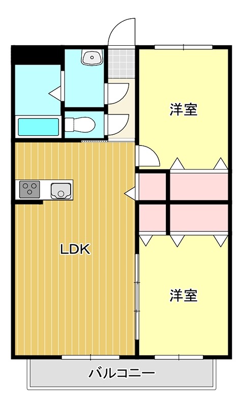 ブレインかすみ 間取り