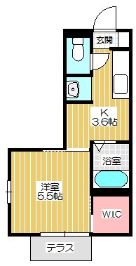 マノワールB 間取り