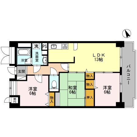 エール豊岡 間取り