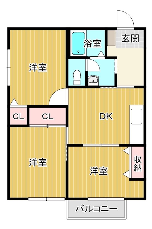 オータムハイツ 間取り