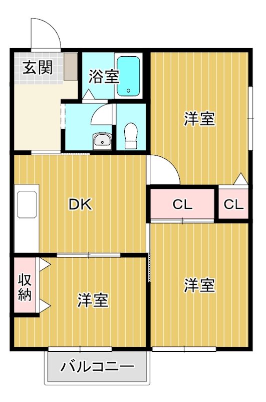 オータムハイツ 間取り