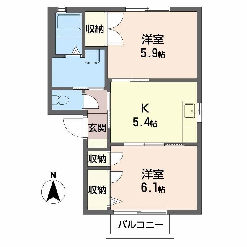 ケミカル・ワンA 間取り