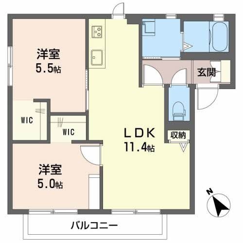 シャーメゾン和久屋 間取り
