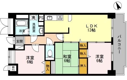 エール豊岡 間取り
