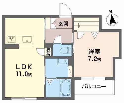 シャーメゾン　リバー 間取り