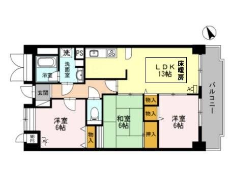 エール豊岡 間取り