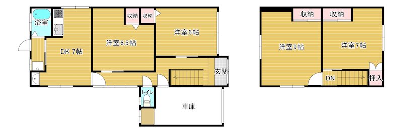 加広町6－10貸家 間取り