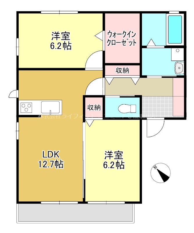 メルヴェイユA 間取り