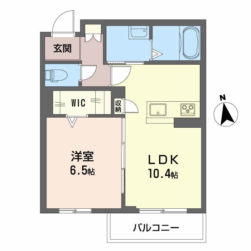 シャーメゾン　プレミア Ａ 間取り