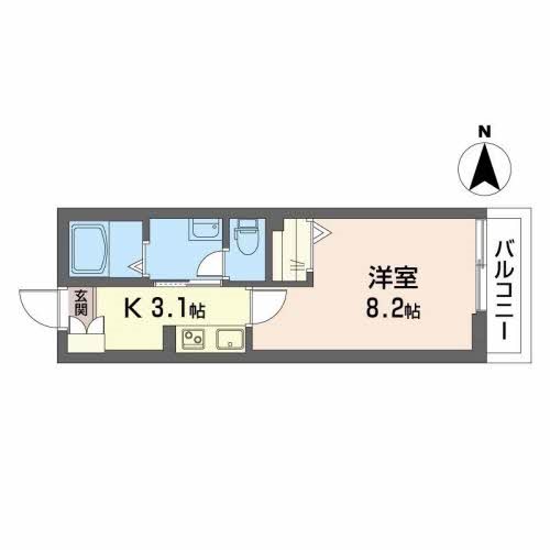 シャーメゾンHANATA南岡 間取り