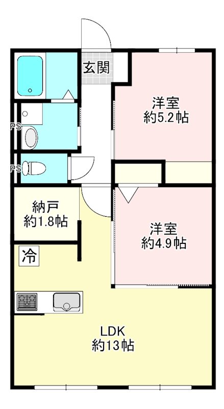 Cantis LazyⅡ 間取り