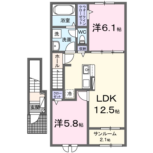 シャルム朝来 間取り