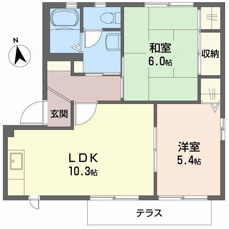 グリーンパレスISAⅠ 間取り