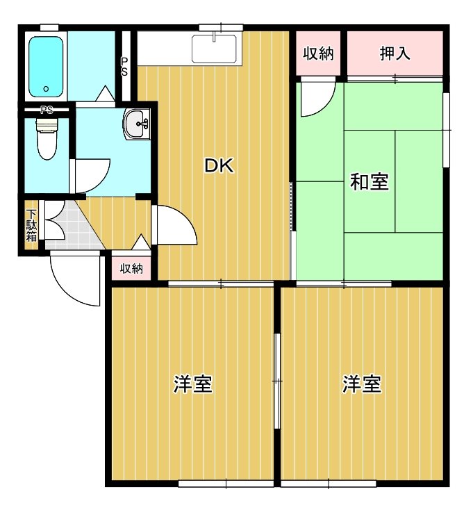 コーポコスモスⅡ 間取り