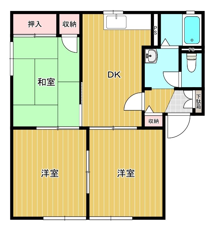 コーポコスモスⅡ 間取り