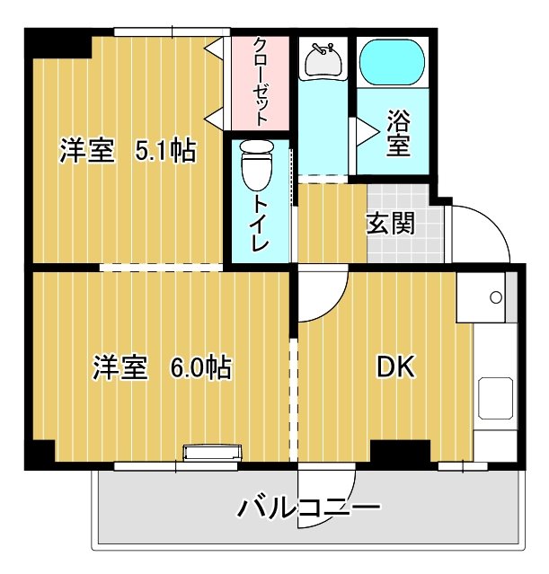 ヴィラナリー豊岡Ⅱ 間取り