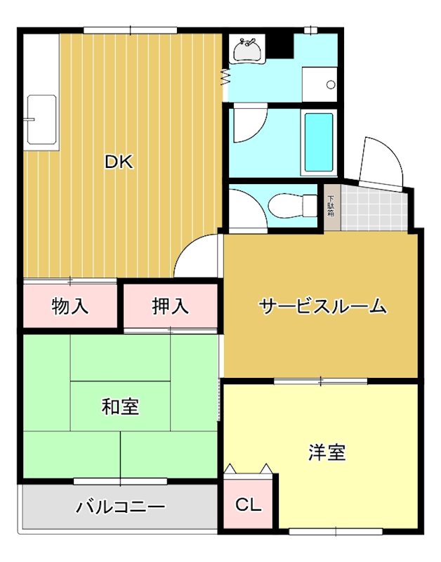サンヴェルジュⅣ 間取り