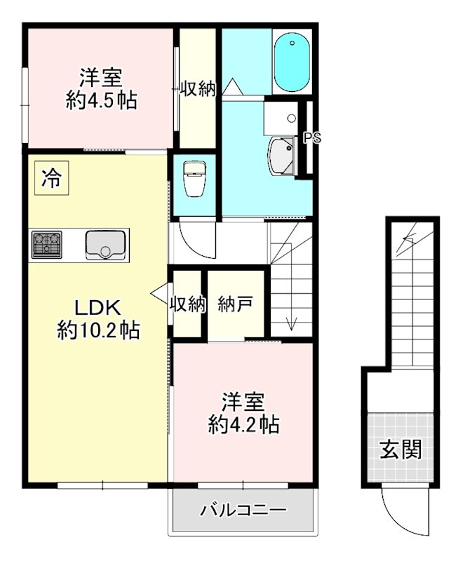 Casa　Uno 間取り
