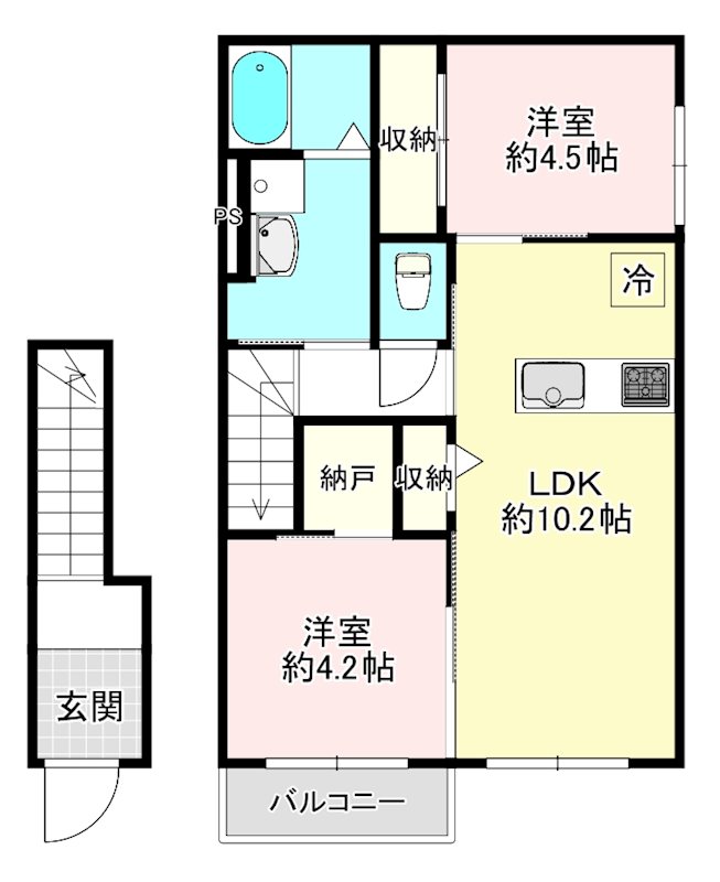 Casa　Uno 間取り
