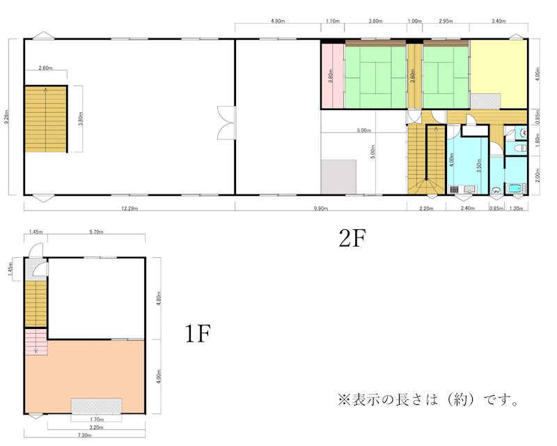 中陰M様貸店舗 間取り