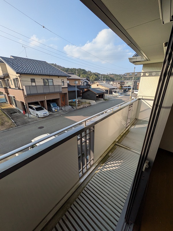 ヴィラ妙楽寺Ⅰ ベランダ