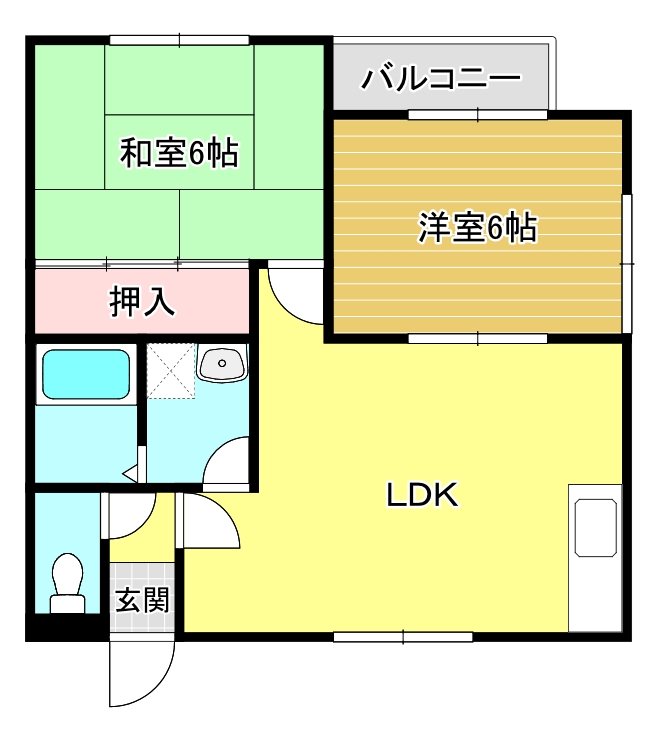 RSハイツⅠ 間取り