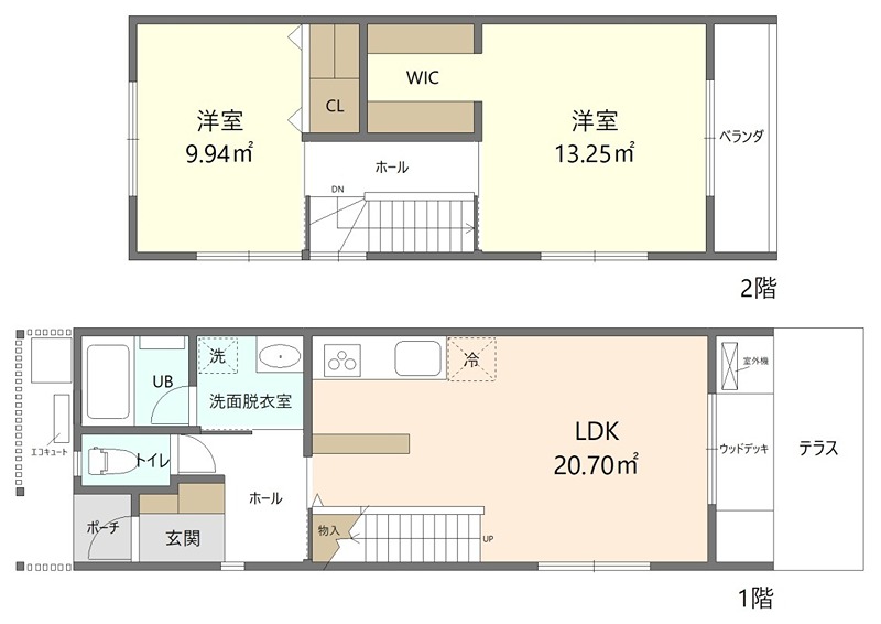 K・COMFORT十二所　Ⅱ 間取り