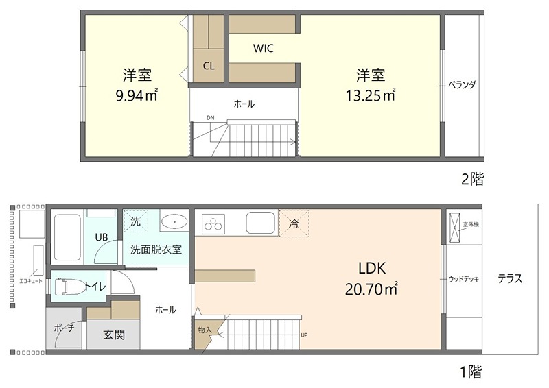 K・COMFORT十二所　Ⅱ 間取り