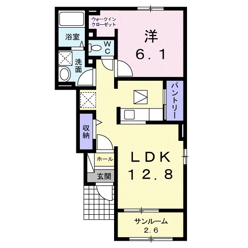 サンリットタウン　日高Ａ 間取り