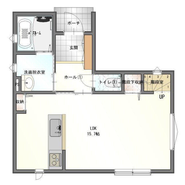 厚中町貸家 間取り
