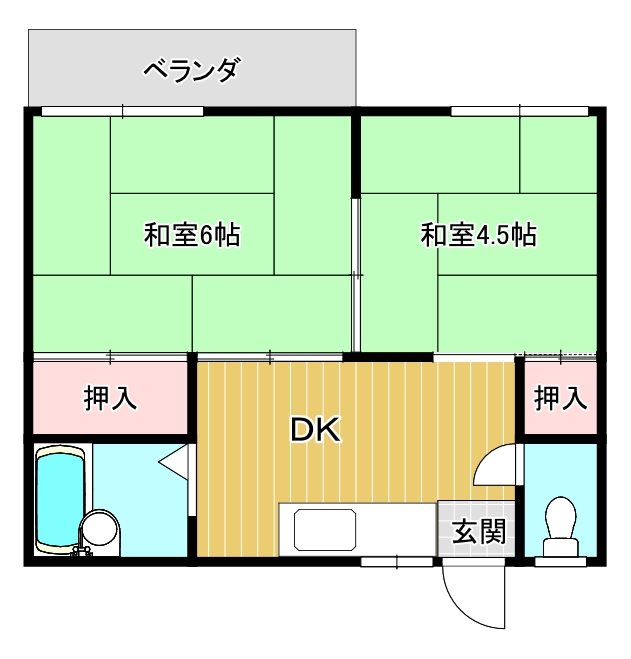 コーポ香住 間取り