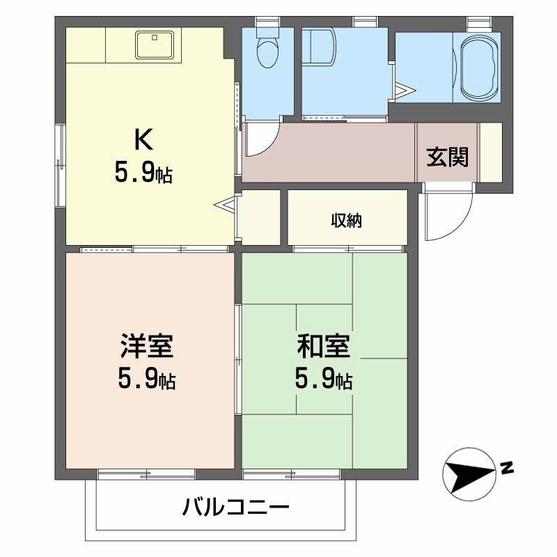 ファミールプラザ　ヴェルデ 間取り