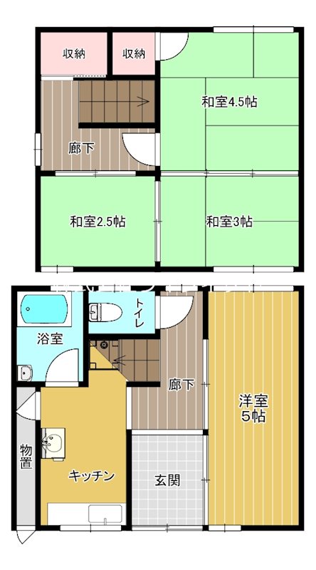 Ｋ様中央町貸家 間取り