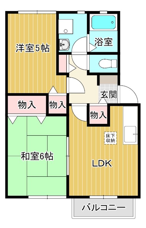 アーバンハイツセゾンE棟 間取り