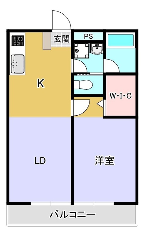 生野パークハイツA 間取り